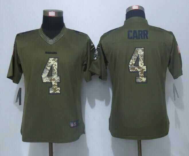 Women Limited Nike Oakland Raiders #4 Carr Green Salute To Service Jersey,We sell and wholesale Women Limited Nike Oakland Raiders #4 Carr Green Salute To Service Jersey on line form chian!
